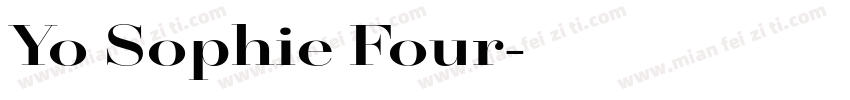 Yo Sophie Four字体转换